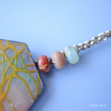 画像をギャラリービューアに読み込む, マザーオブパールヘキサゴンブレスレット(brd)