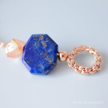 画像をギャラリービューアに読み込む, スライスカットラピスラズリブレスレット(gld)
