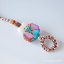画像をギャラリービューアに読み込む, コンポジットターコイズブレスレット(brd)
