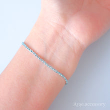 画像をギャラリービューアに読み込む, アパタイトパールブレスレット(aqua)