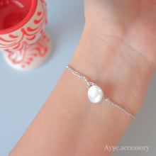 画像をギャラリービューアに読み込む, オーバルシェルブレスレット(slv)