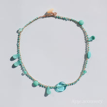 画像をギャラリービューアに読み込む, 3wayチョーカー(turquoise)