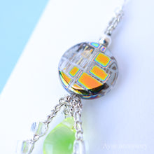 画像をギャラリービューアに読み込む, 糸編みチェコビーズピアス(slv)