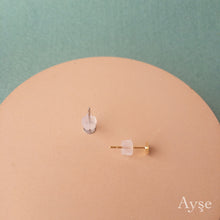 画像をギャラリービューアに読み込む, カラフルフラワーボタンピアス