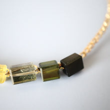 画像をギャラリービューアに読み込む, カラフルトルマリンブレスレット(gld)