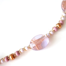 画像をギャラリービューアに読み込む, チェコビーズショートネックレス(ppl)