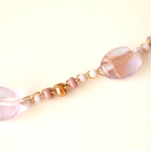 画像をギャラリービューアに読み込む, チェコビーズショートネックレス(ppl)