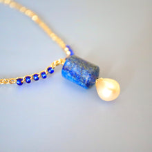 画像をギャラリービューアに読み込む, ラピスラズリショートネックレス