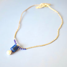 画像をギャラリービューアに読み込む, ラピスラズリショートネックレス