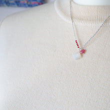 画像をギャラリービューアに読み込む, ホワイトオパールショートネックレス