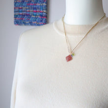 画像をギャラリービューアに読み込む, ストロベリークォーツショートネックレス