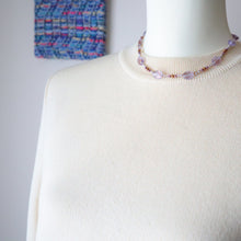 画像をギャラリービューアに読み込む, チェコビーズショートネックレス(ppl)
