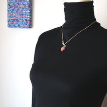 画像をギャラリービューアに読み込む, ストロベリークォーツショートネックレス