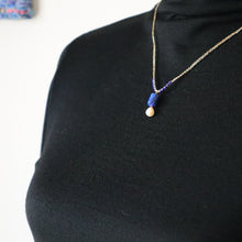 画像をギャラリービューアに読み込む, ラピスラズリショートネックレス