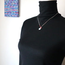 画像をギャラリービューアに読み込む, ホワイトオパールショートネックレス