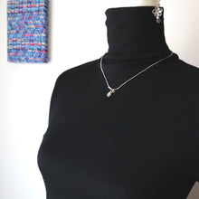 画像をギャラリービューアに読み込む, ラブラドライトドロップショートネックレス