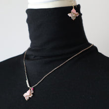 画像をギャラリービューアに読み込む, ピンクオパールコッパーショートネックレス