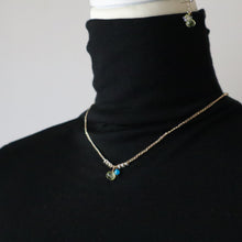 画像をギャラリービューアに読み込む, オニオンシェイプワンポイントネックレス(レモンクオーツ)