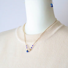 画像をギャラリービューアに読み込む, オニオンシェイプワンポイントネックレス(ラピスラズリ)
