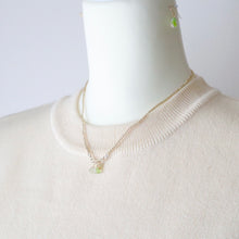 画像をギャラリービューアに読み込む, オニオンシェイプワンポイントネックレス(グリーンアメジスト)