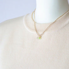 画像をギャラリービューアに読み込む, オニオンシェイプワンポイントネックレス(グリーンアメジスト)