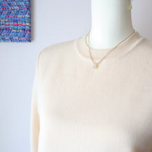 画像をギャラリービューアに読み込む, オニオンシェイプワンポイントネックレス(グリーンアメジスト)