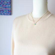 画像をギャラリービューアに読み込む, オニオンシェイプワンポイントネックレス(レモンクオーツ)