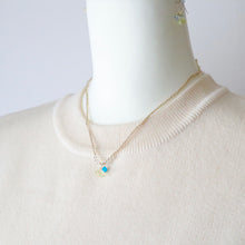 画像をギャラリービューアに読み込む, オニオンシェイプワンポイントネックレス(レモンクオーツ)