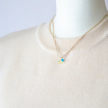 画像をギャラリービューアに読み込む, オニオンシェイプワンポイントネックレス(レモンクオーツ)