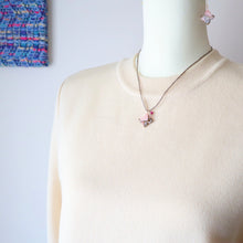画像をギャラリービューアに読み込む, ピンクオパールコッパーショートネックレス