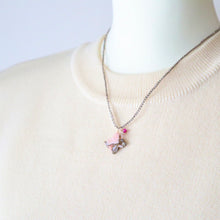 画像をギャラリービューアに読み込む, ピンクオパールコッパーショートネックレス