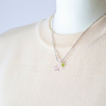 画像をギャラリービューアに読み込む, シャンデリアカットアメジストショートネックレス