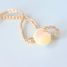 画像をギャラリービューアに読み込む, オニオンシェイプワンポイントネックレス(グリーンストロベリークオーツ)