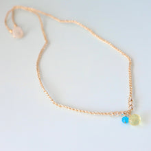 画像をギャラリービューアに読み込む, オニオンシェイプワンポイントネックレス(レモンクオーツ)