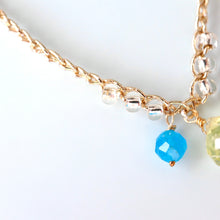 画像をギャラリービューアに読み込む, オニオンシェイプワンポイントネックレス(レモンクオーツ)