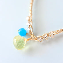 画像をギャラリービューアに読み込む, オニオンシェイプワンポイントネックレス(レモンクオーツ)