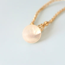 画像をギャラリービューアに読み込む, オニオンシェイプワンポイントネックレス(レモンクオーツ)