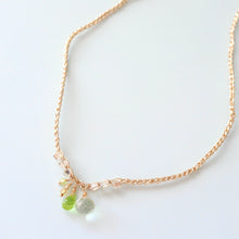 画像をギャラリービューアに読み込む, オニオンシェイプワンポイントネックレス(グリーンアメジスト)