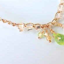 画像をギャラリービューアに読み込む, オニオンシェイプワンポイントネックレス(グリーンアメジスト)