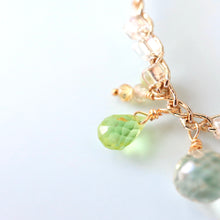 画像をギャラリービューアに読み込む, オニオンシェイプワンポイントネックレス(グリーンアメジスト)