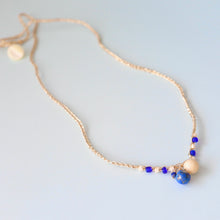 画像をギャラリービューアに読み込む, オニオンシェイプワンポイントネックレス(ラピスラズリ)