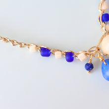 画像をギャラリービューアに読み込む, オニオンシェイプワンポイントネックレス(ラピスラズリ)