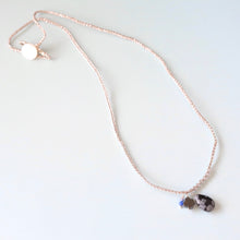 画像をギャラリービューアに読み込む, オブシディアンショートネックレス