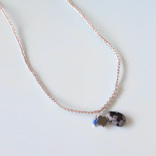 画像をギャラリービューアに読み込む, オブシディアンショートネックレス