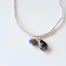 画像をギャラリービューアに読み込む, オブシディアンショートネックレス