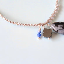 画像をギャラリービューアに読み込む, オブシディアンショートネックレス