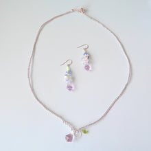 画像をギャラリービューアに読み込む, 藤の花ピアス