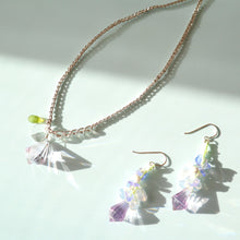 画像をギャラリービューアに読み込む, 藤の花ピアス