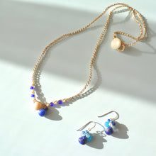 画像をギャラリービューアに読み込む, オニオンシェイプワンポイントネックレス(ラピスラズリ)