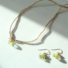 画像をギャラリービューアに読み込む, オニオンシェイプワンポイントネックレス(グリーンアメジスト)